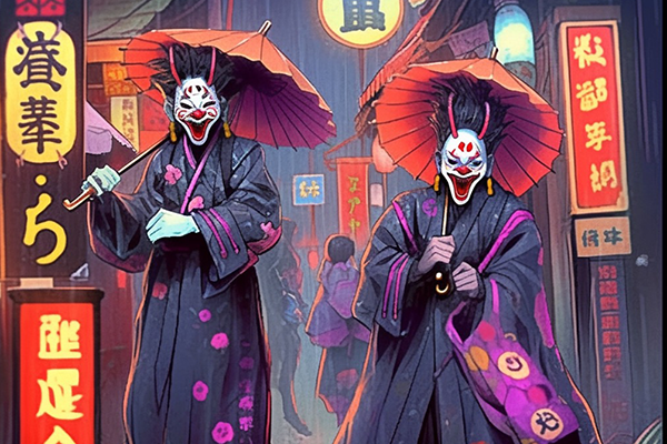 strange manga mashin illustration